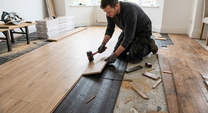 Laminate Floor Remodeling in Manassas, VA