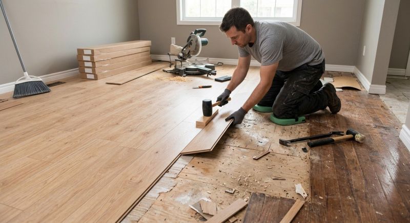 Laminate Floor Replacement in Fredericksburg, VA