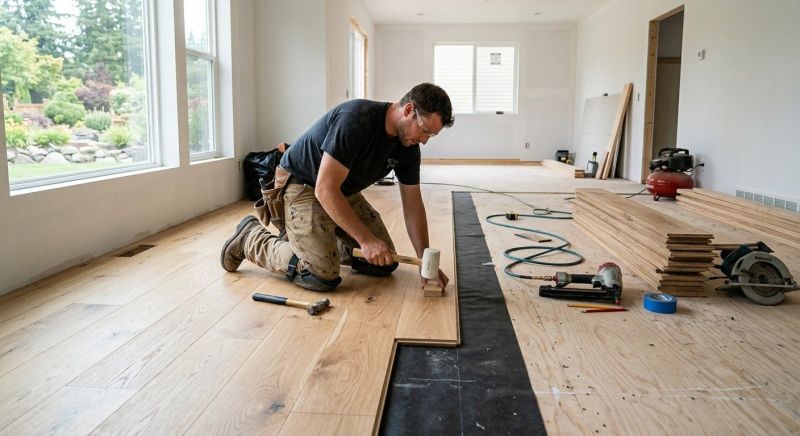 Oak Floor Installation in San Antonio, TX