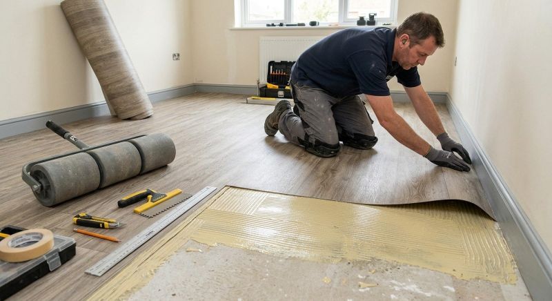 Sheet Vinyl Installation in Houston, TX