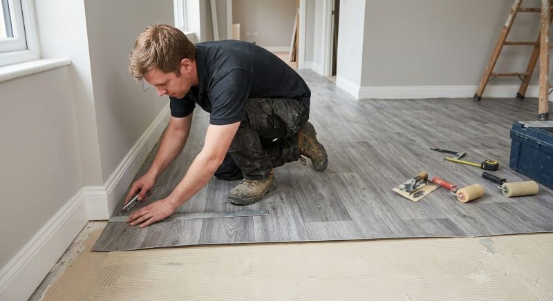 Sheet Vinyl Installation in Boerne, TX