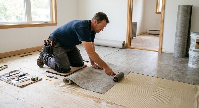 Sheet Vinyl Installation in Boerne, TX