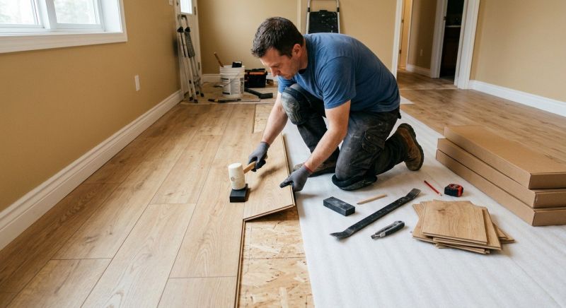Plank Laminate Installation in Loudoun County, VA